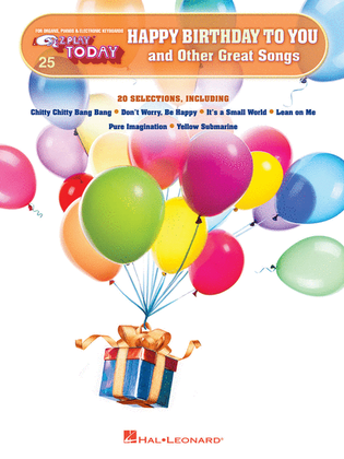 Book cover for Happy Birthday to You and Other Great Songs