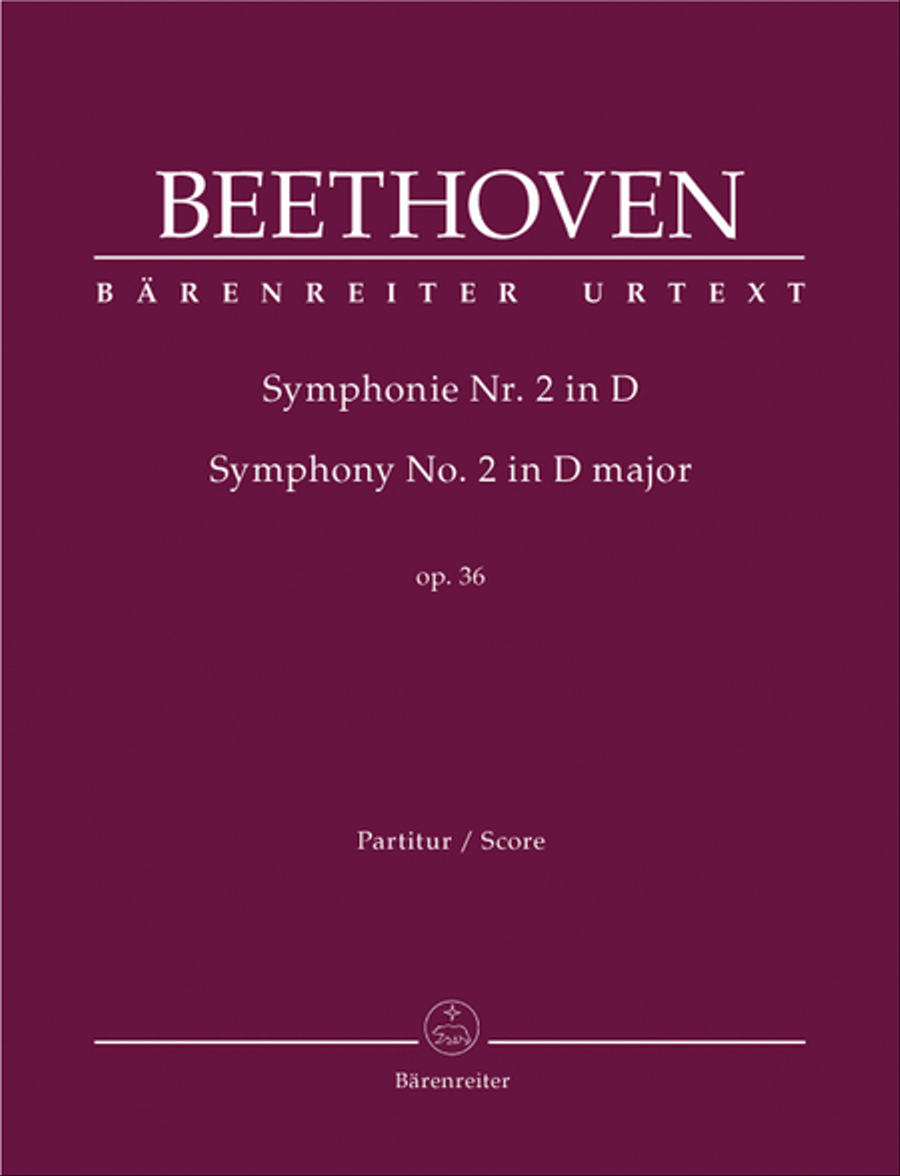 Symphony, No. 2 D major, Op. 36 Orchestra scores gallery preview page 1