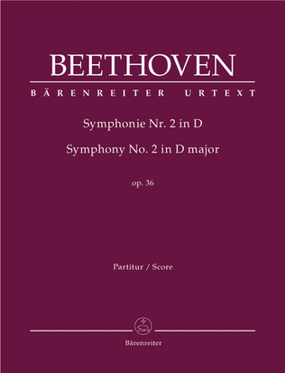 Book cover for Symphony, No. 2 D major, Op. 36