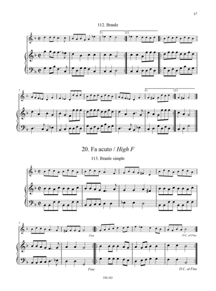 Danseries. Progressive Anthology of Dances from the French Renaissance for Descant Recorder, optional Treble or Tenor Recorder and Keyboard Instrument - Vol. 2: Intermediate Level