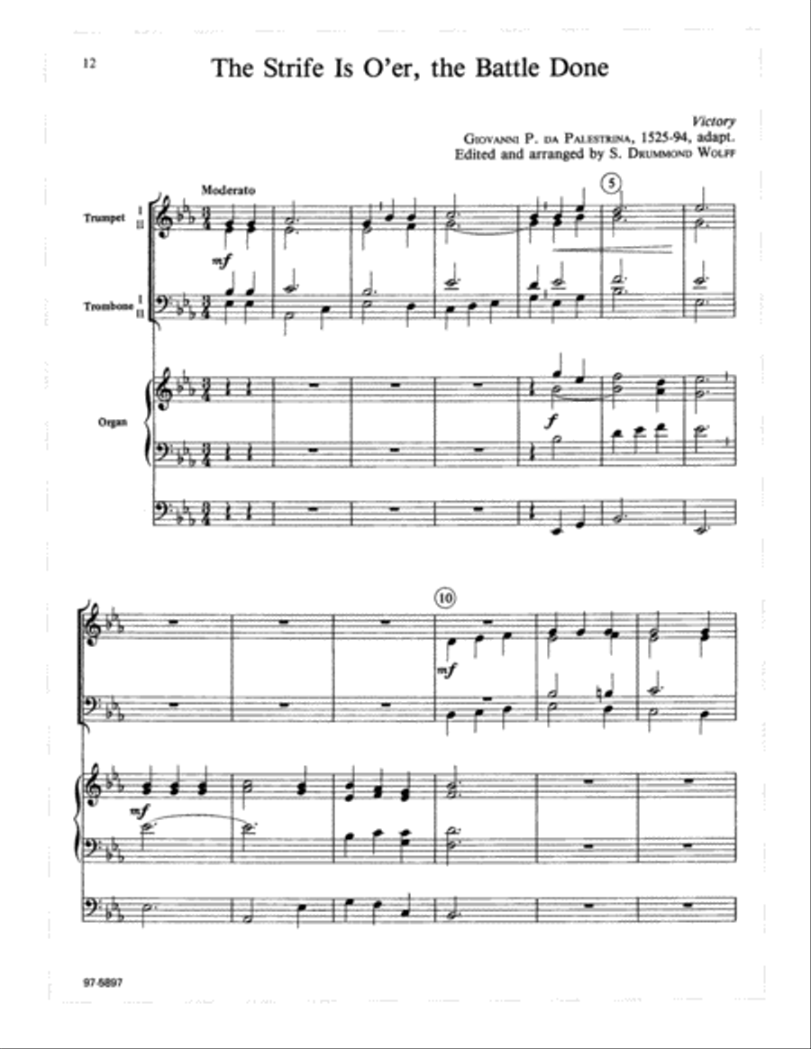 Three Hymns of Praise for Easter Trombone scores gallery preview page 11