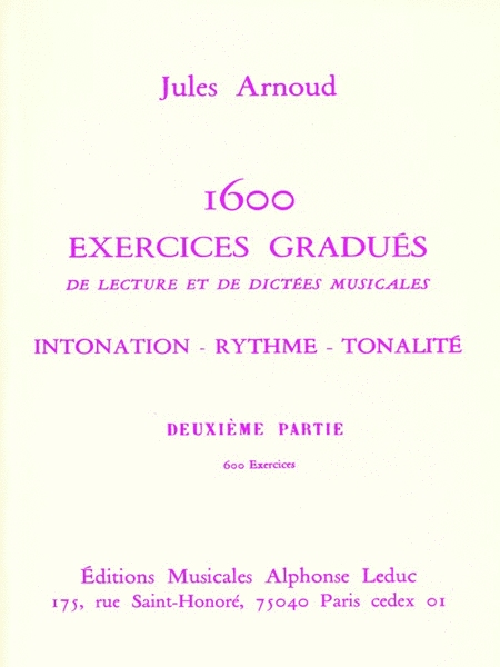 1600 Exercices Gradues Vol.2 (miscellaneous)