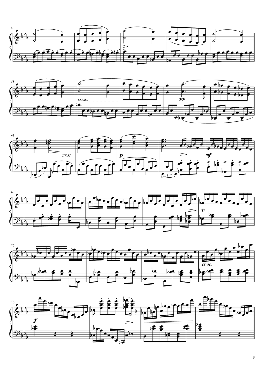 Schubert - Piano Sonata No. 19 in C Minor, D.958 - Original For Piano Solo Complete Piano Solo scores gallery preview page 3