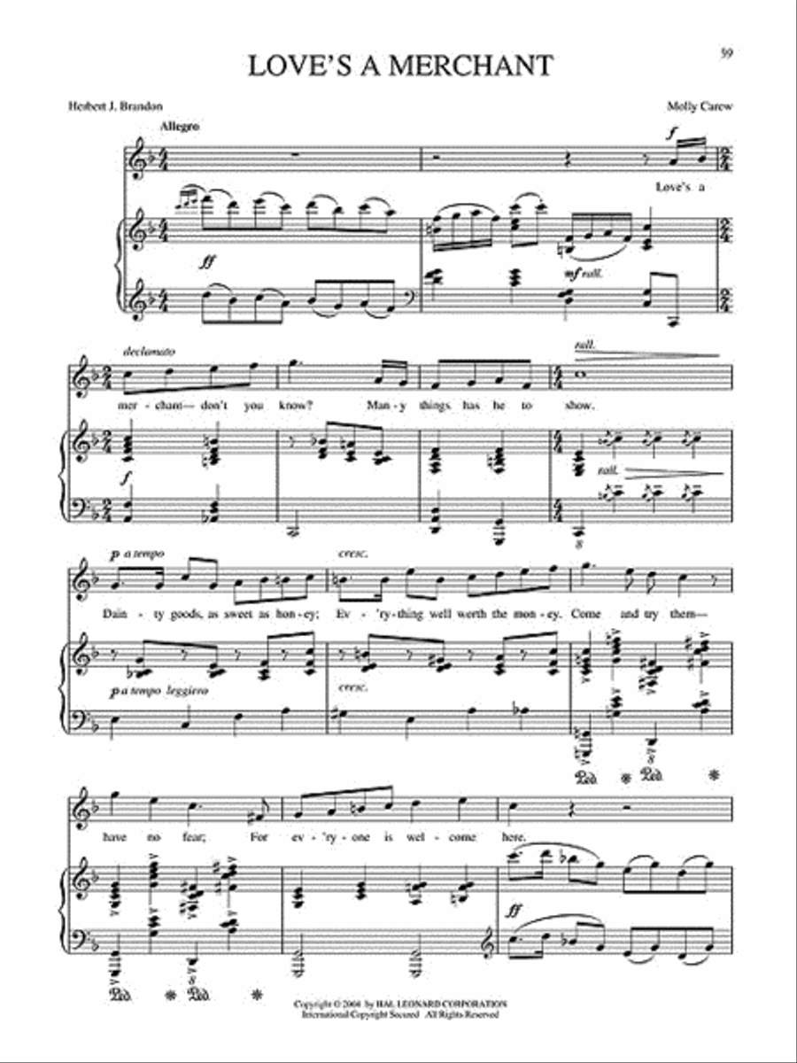 Lovers, Lasses & Spring Lovers, Lasses & Spring Voice scores gallery preview page 5