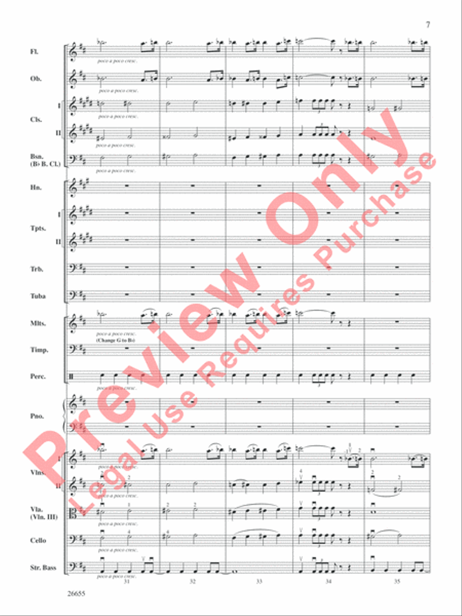Robin Hood and His Merry Men Full Orchestra scores gallery preview page 8