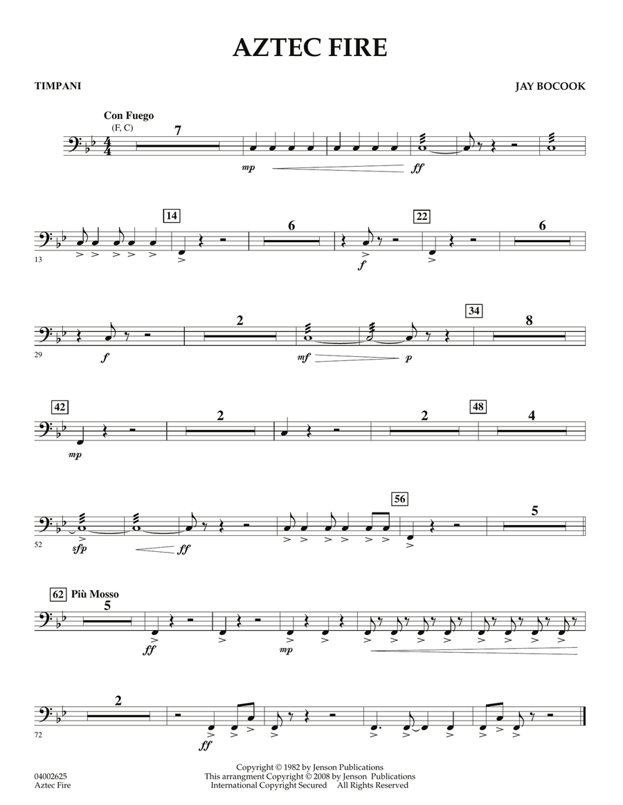 Aztec Fire - Timpani