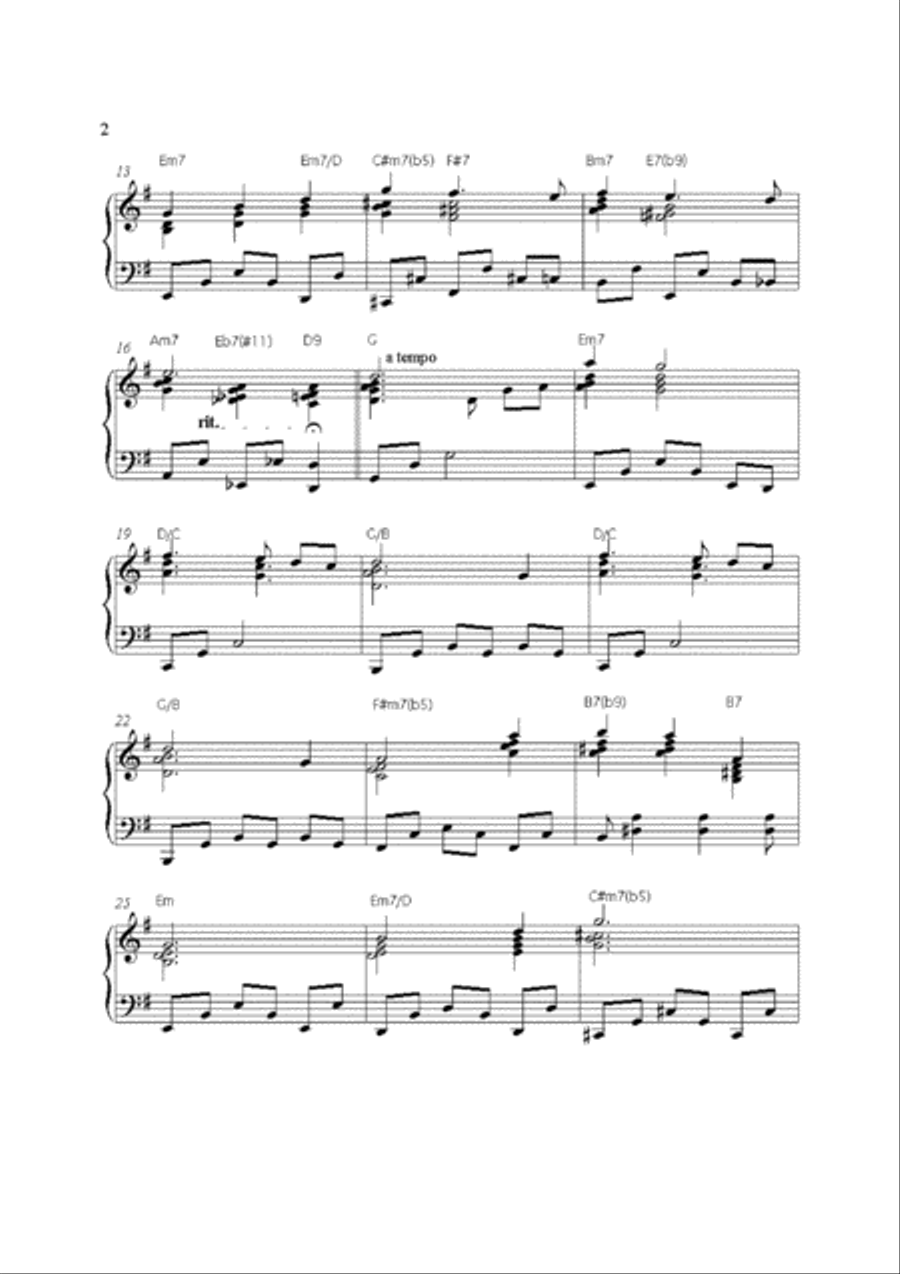 Moon River Moon River Piano Solo scores gallery preview page 3