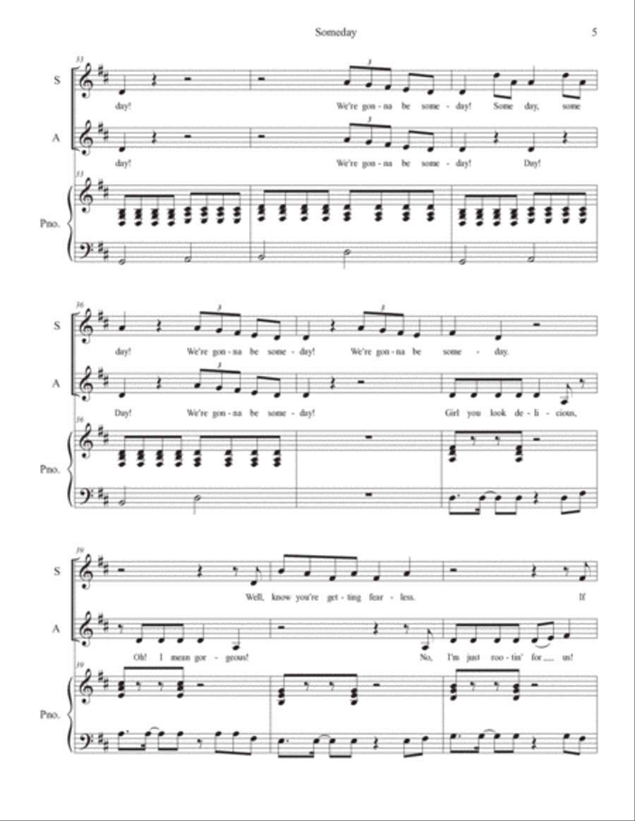 Someday Someday 2-Part scores gallery preview page 5