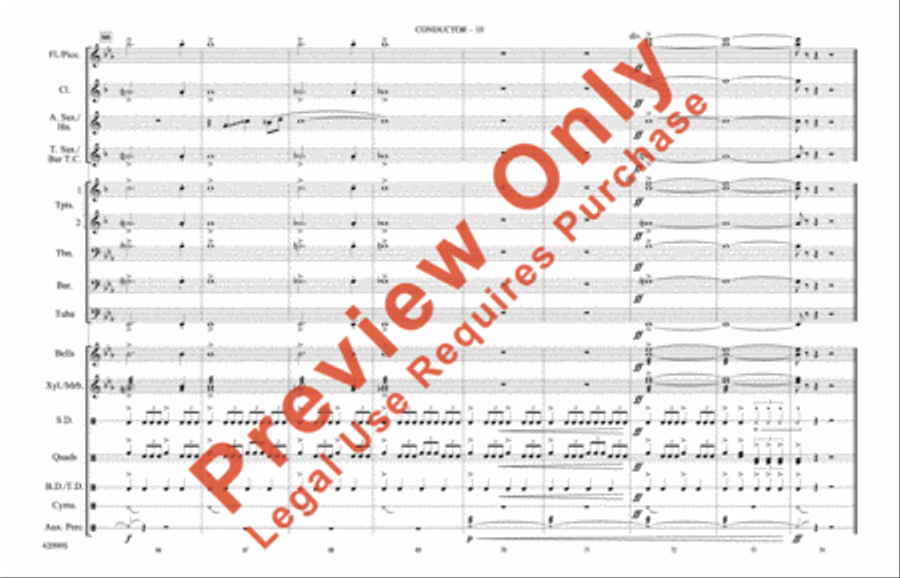 Man of Steel, Part 3 Marching Band scores gallery preview page 11