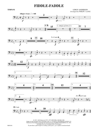Fiddle-Faddle: Timpani
