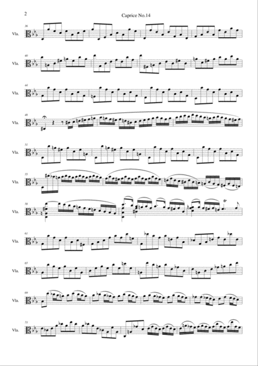 J. S. Bach : SUITE IV Viola Solo scores gallery preview page 2