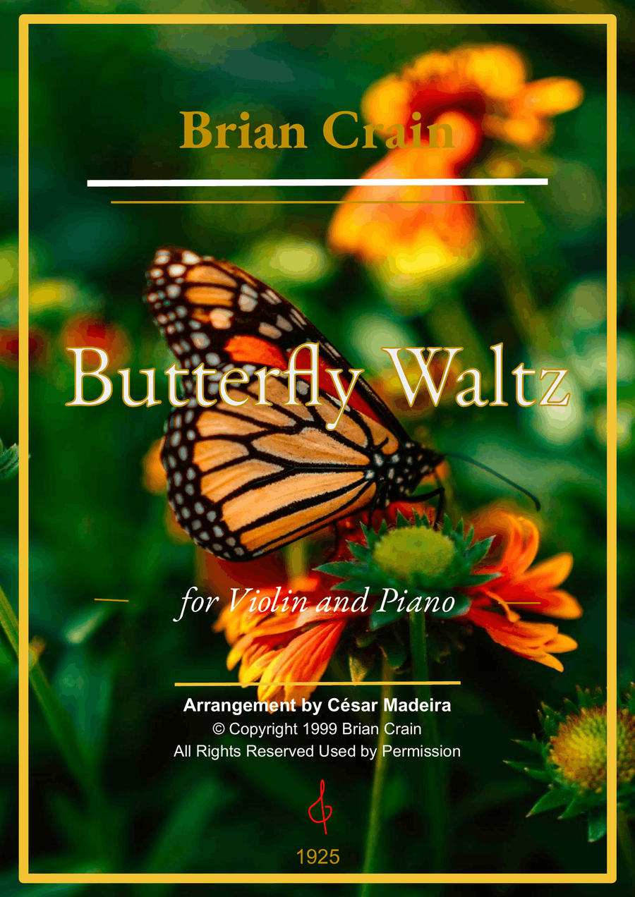 Butterfly Waltz Violin Solo scores gallery preview page 1