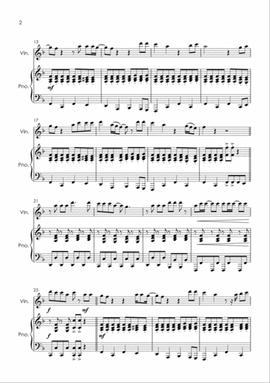 Merry Christmas Everyone Merry Christmas Everyone Violin Solo scores gallery preview page 4