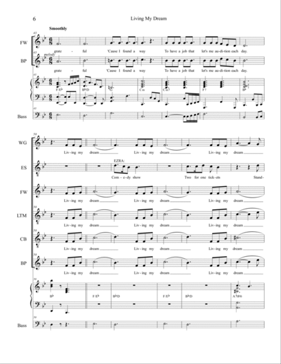 Living My Dream Living My Dream Voice scores gallery preview page 6