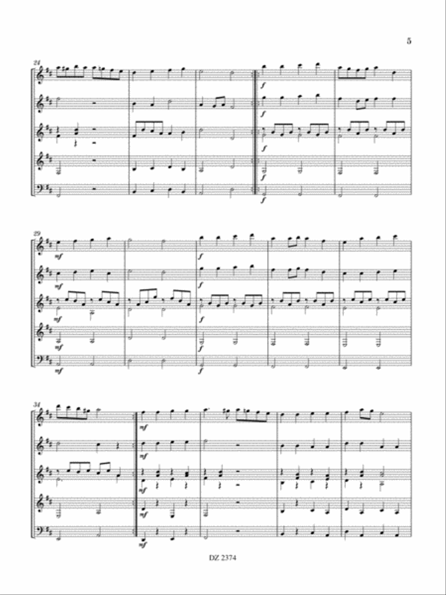 Amadeus Amadeus Guitar Ensemble scores gallery preview page 5