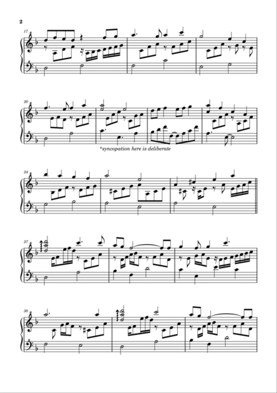 Ghibli Laputa Castle Music Box Version | Piano Sheet Music Score with note names Easy Piano scores gallery preview page 2