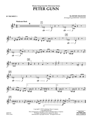 Peter Gunn (arr. Johnnie Vinson) - Bb Trumpet 1