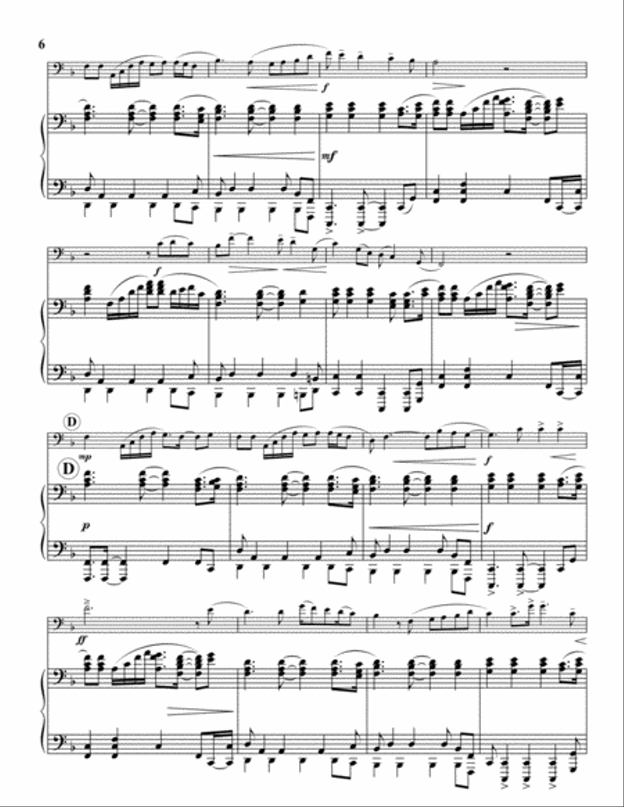 Sonatina Euphonium scores gallery preview page 6