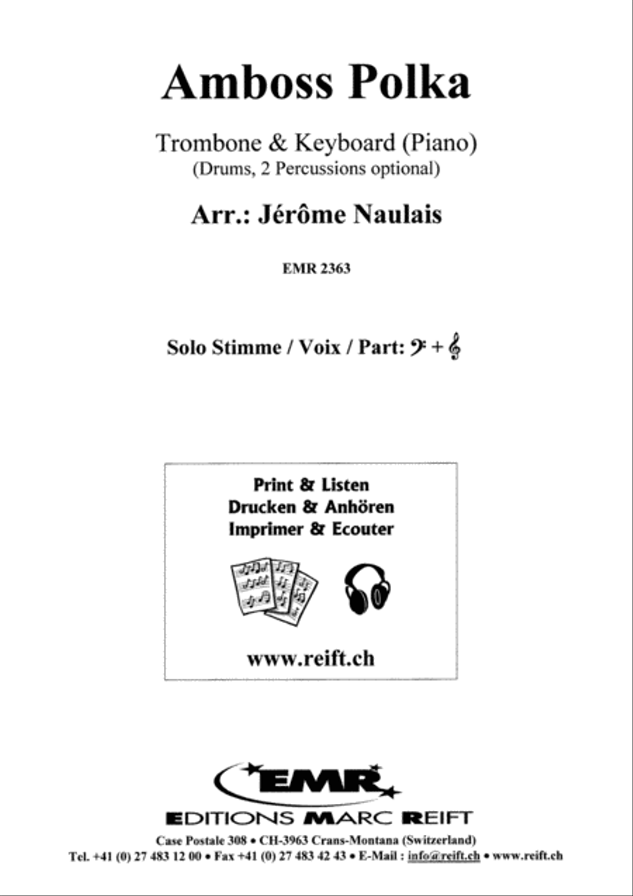 Amboss Polka Amboss Polka Piano Accompaniment scores gallery preview page 2