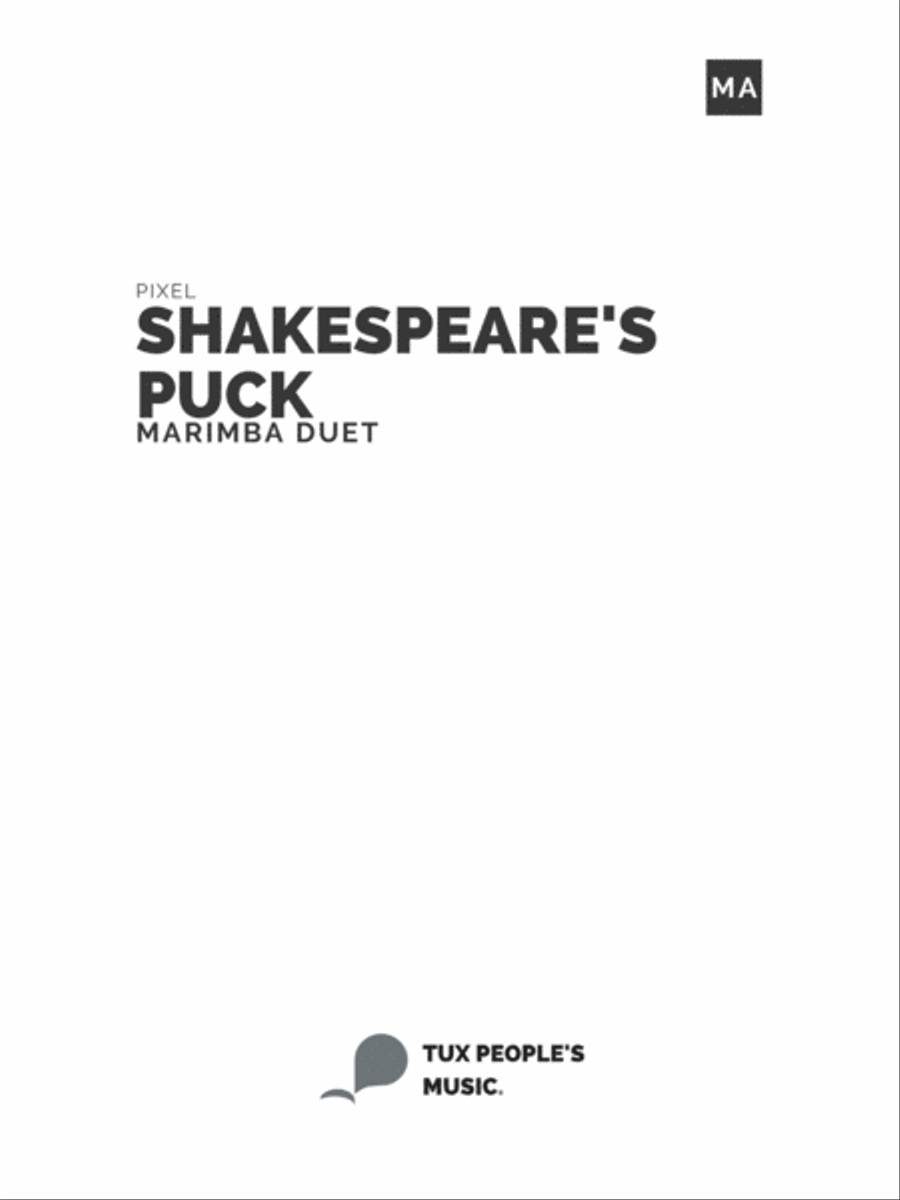Shakespeare's Puck Shakespeare's Puck Marimba scores gallery preview page 2
