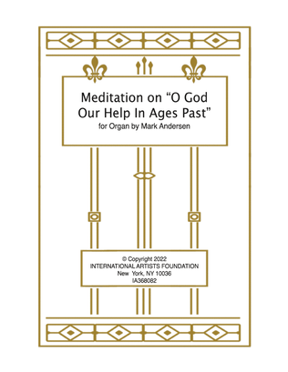 Book cover for Meditation on "O God Our Help In Ages Past" for solo organ by Mark Andersen