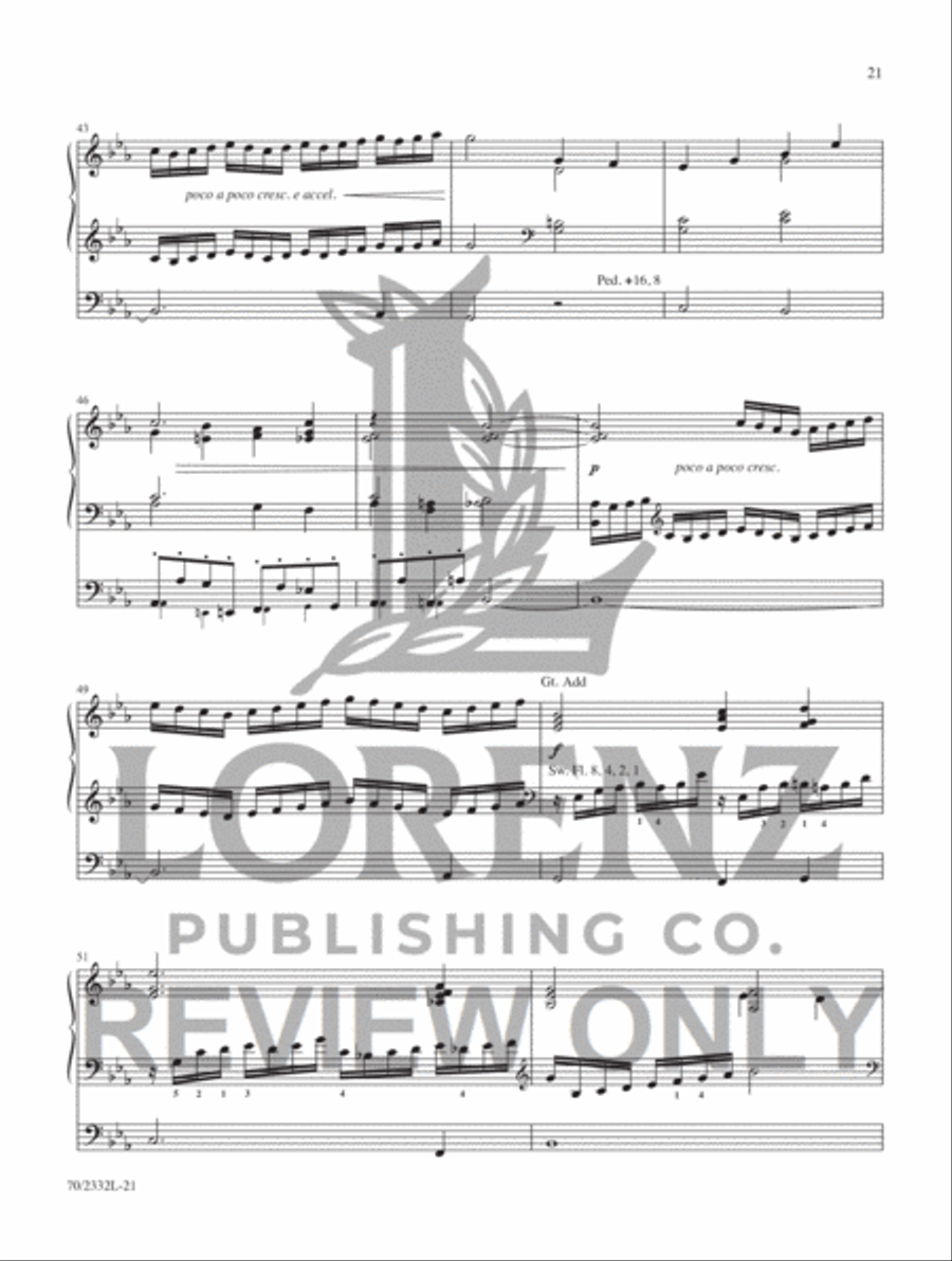 Like a River Glorious Organ Solo scores gallery preview page 15