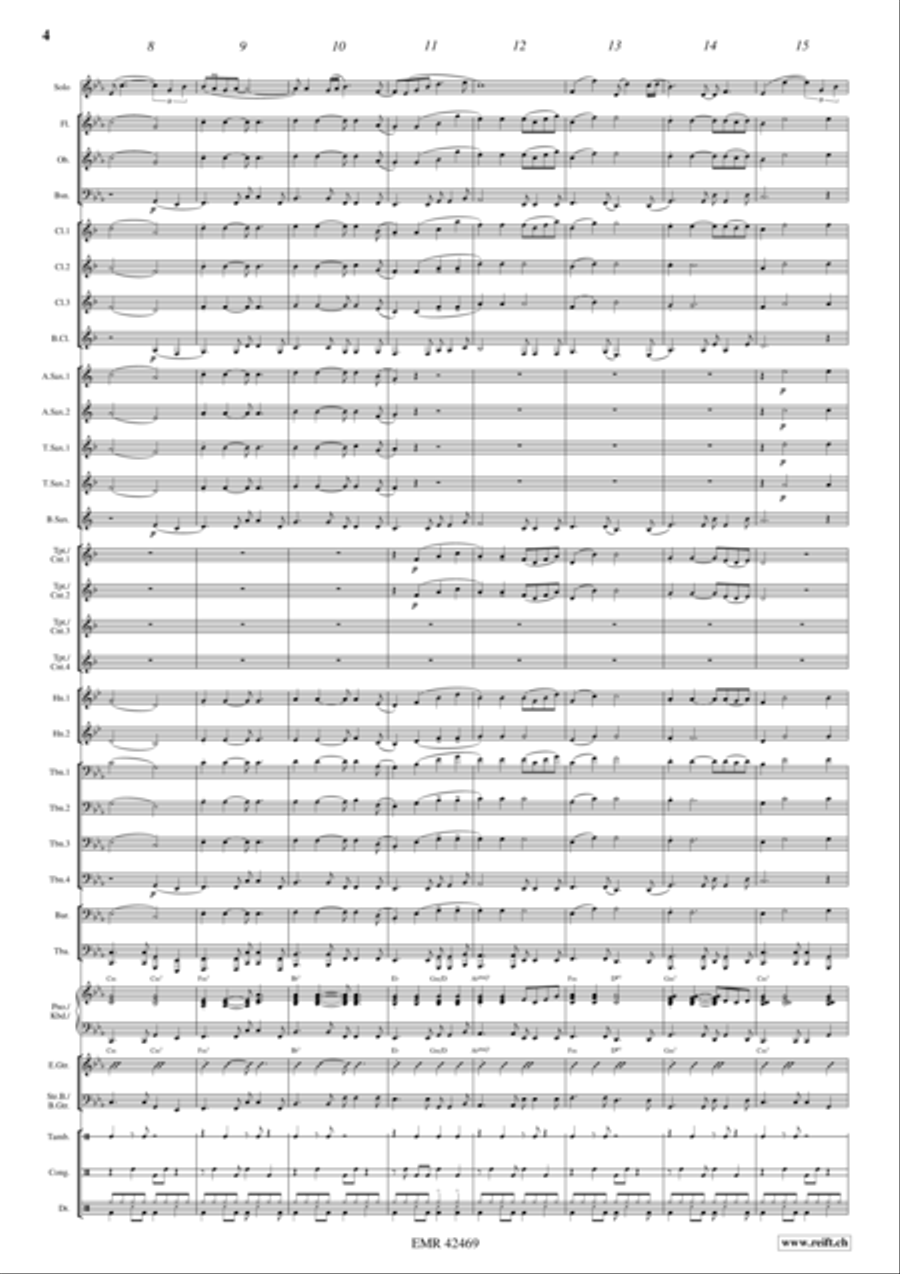 Silver Memories Silver Memories Concert Band scores gallery preview page 6
