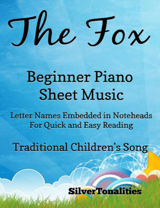 Book cover for The Fox Beginner Piano Sheet Music
