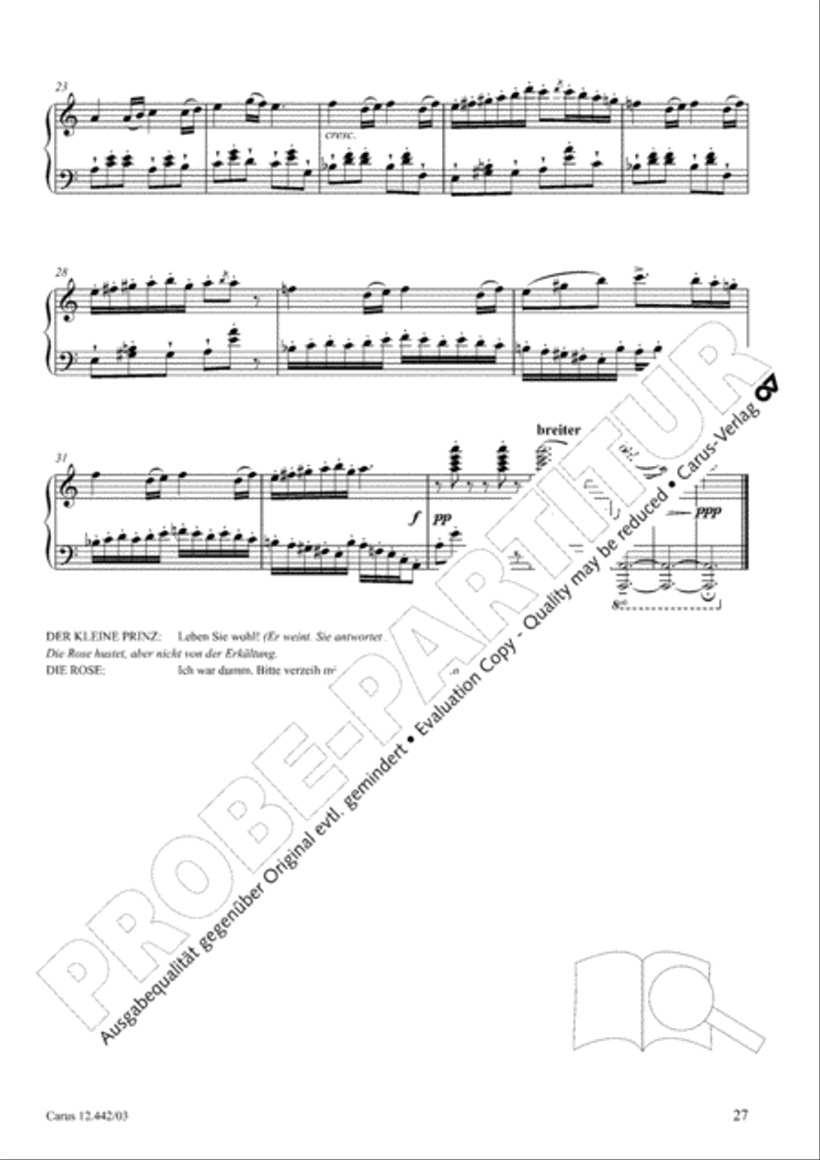 Der kleine Prinz 3-Part scores gallery preview page 29