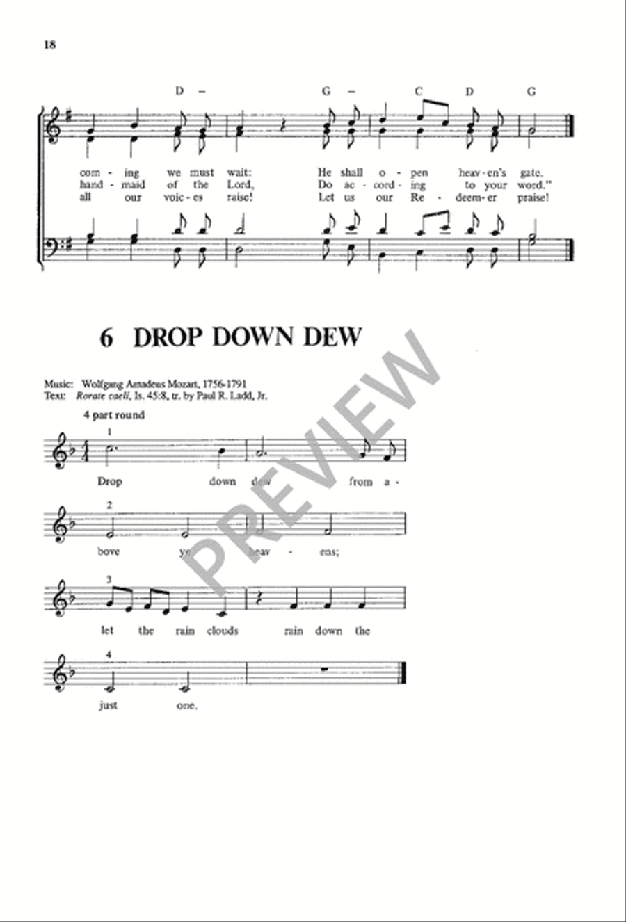 A Choir Book for Advent A Choir Book for Advent 4-Part scores gallery preview page 20