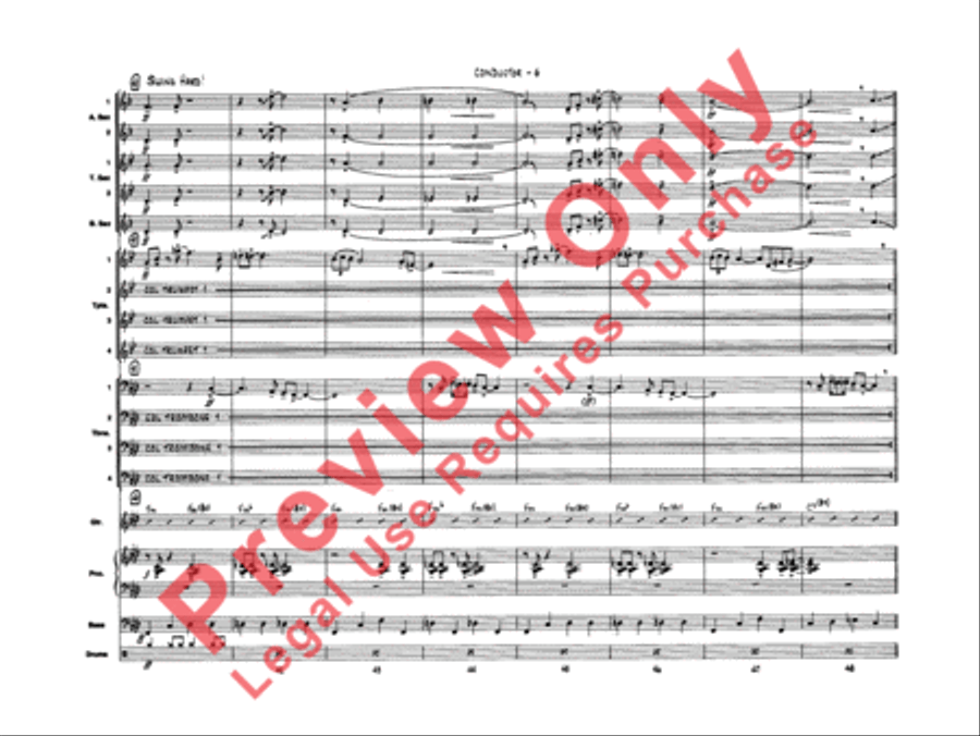 James Bond Theme Jazz Ensemble scores gallery preview page 9
