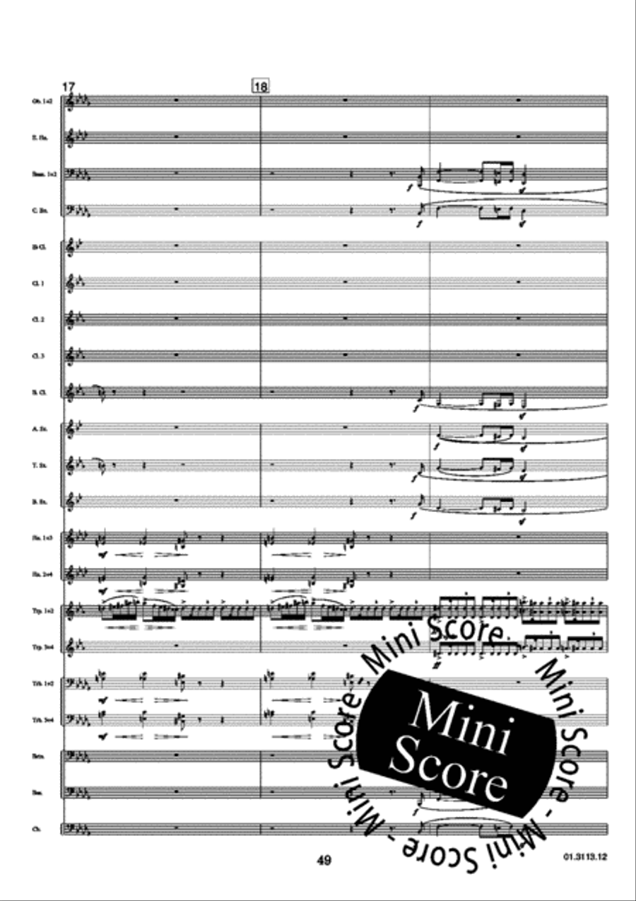 Pictures at an Exhibition Concert Band scores gallery preview page 53