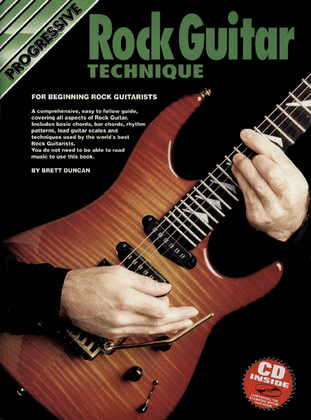 Book cover for Progressive Rock Guitar Technique (Book/CD)