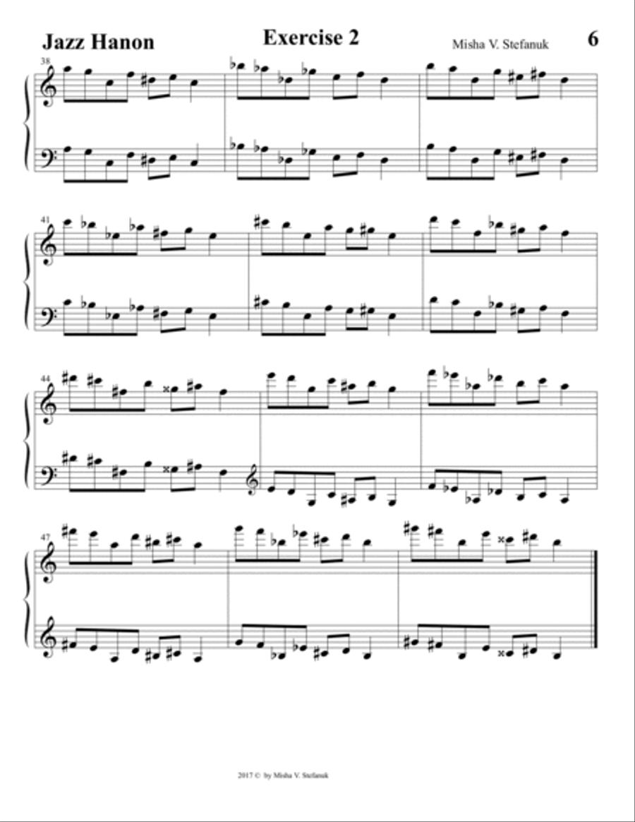 Jazz Hanon Piano Method scores gallery preview page 6