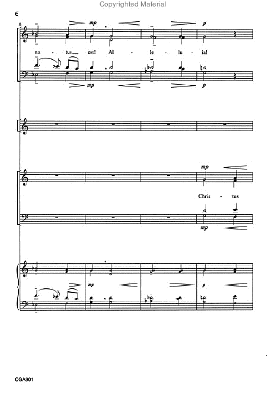 Hark The Herald Angels Sing Full Score SSA scores gallery preview page 4