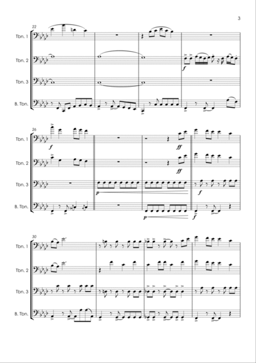 Toxic Brass Quartet scores gallery preview page 5