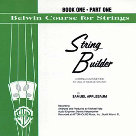 Belwin String Builder Accompaniment Recordings, Book 1