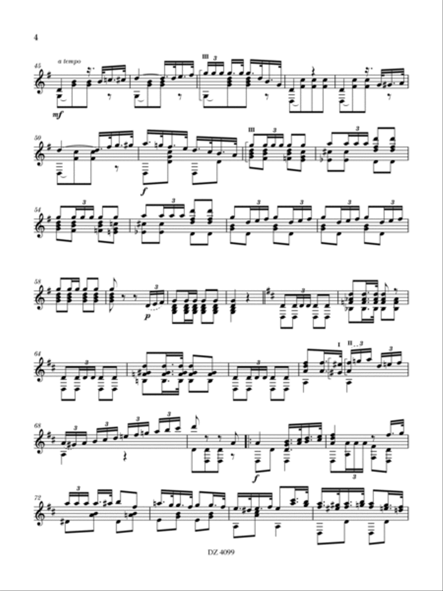 The Essential Justin Holland Classical Guitar scores gallery preview page 5