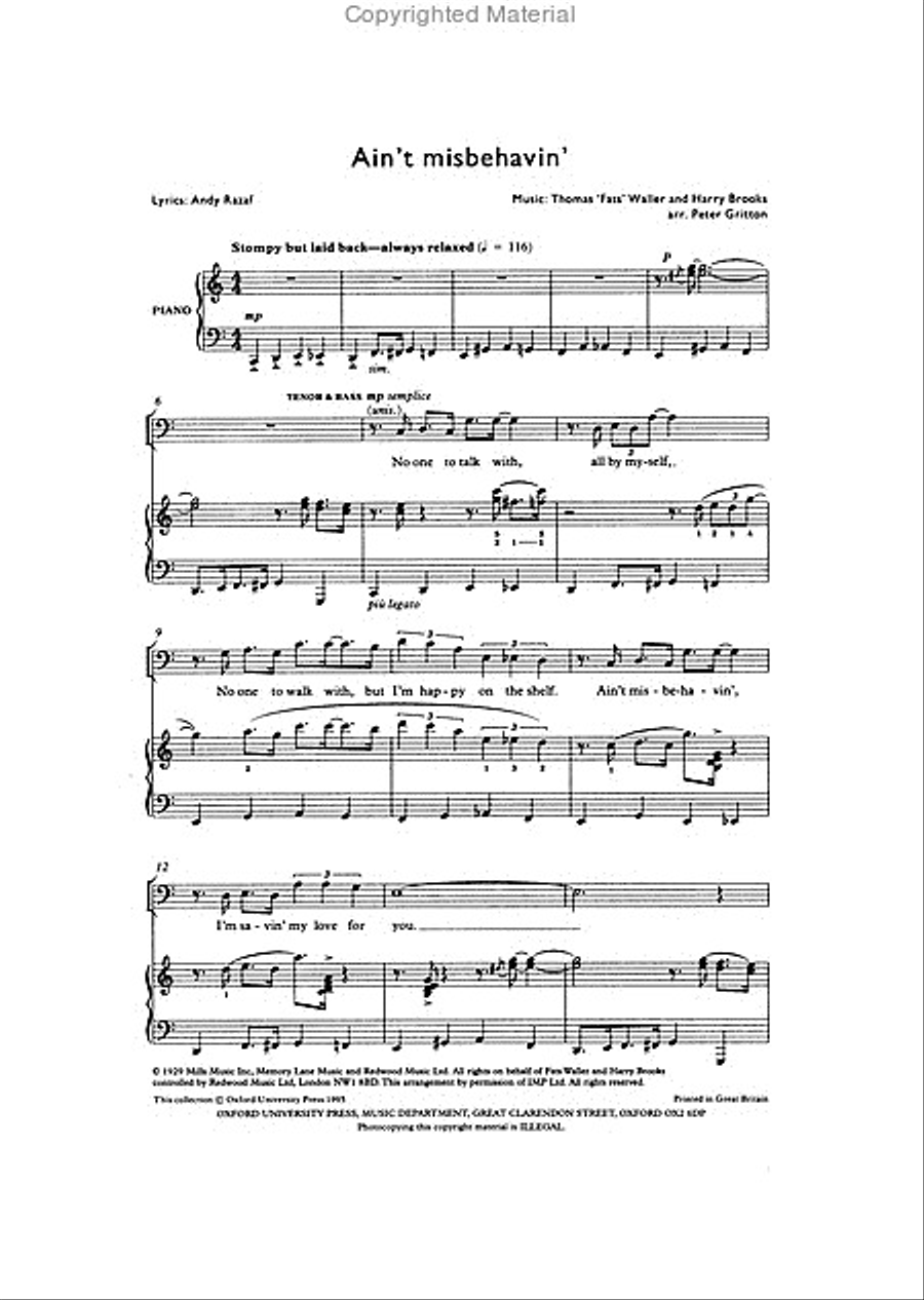 In the Mood 4-Part scores gallery preview page 2
