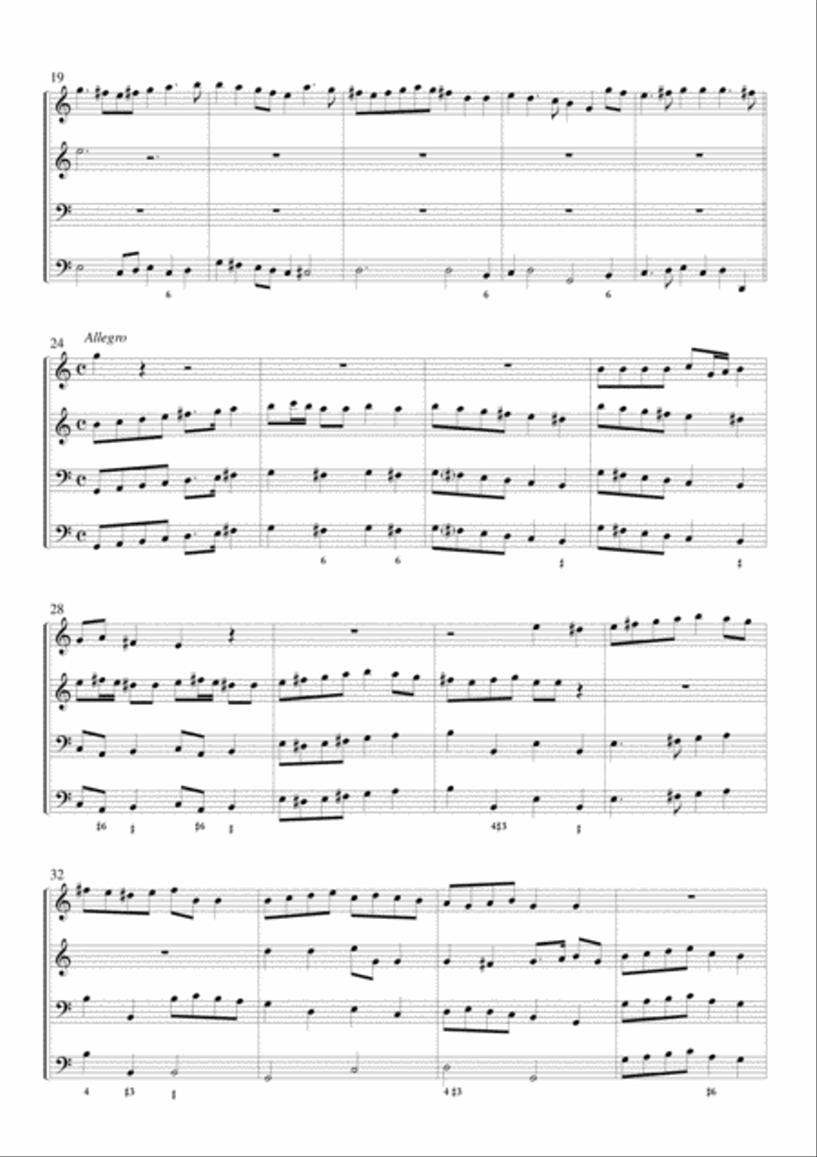 Isabella Leonarda, Sonata op.16 n.11 in e minor Small Ensemble scores gallery preview page 3