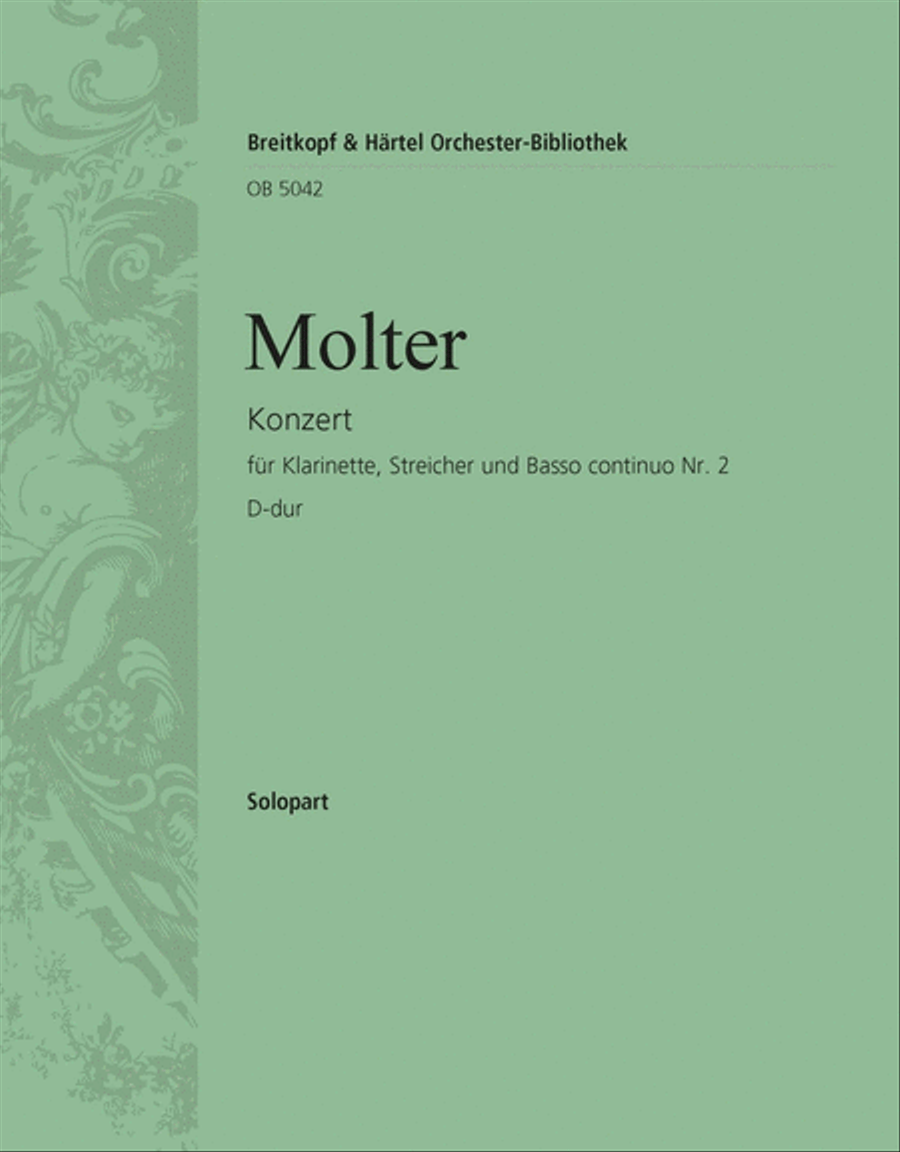 Clarinet Concerto No. 2 in D major Orchestra scores gallery preview page 1