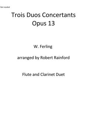 Book cover for Trois Duos Concertantes Op 13