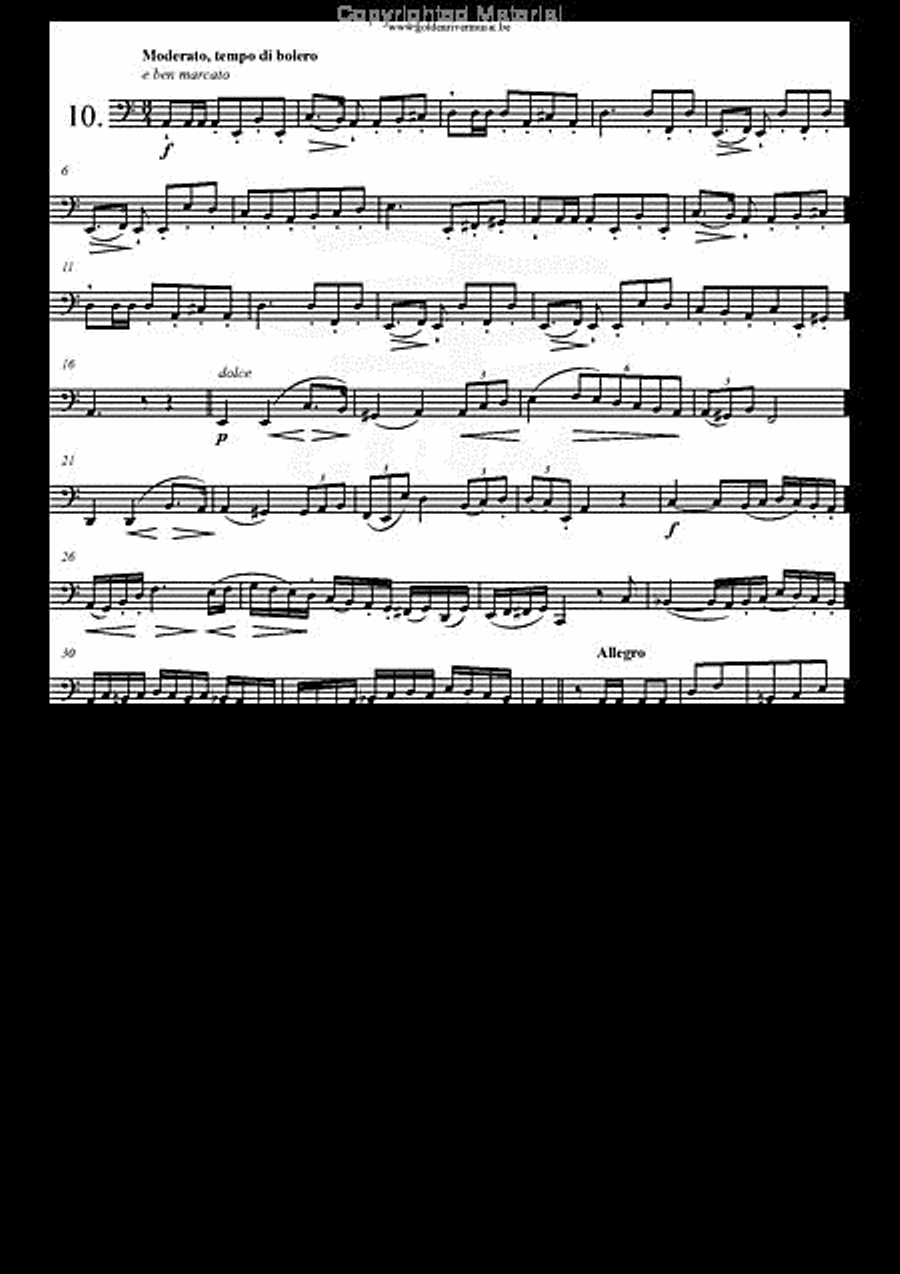 12 Etudes Brillantes Tuba scores gallery preview page 11