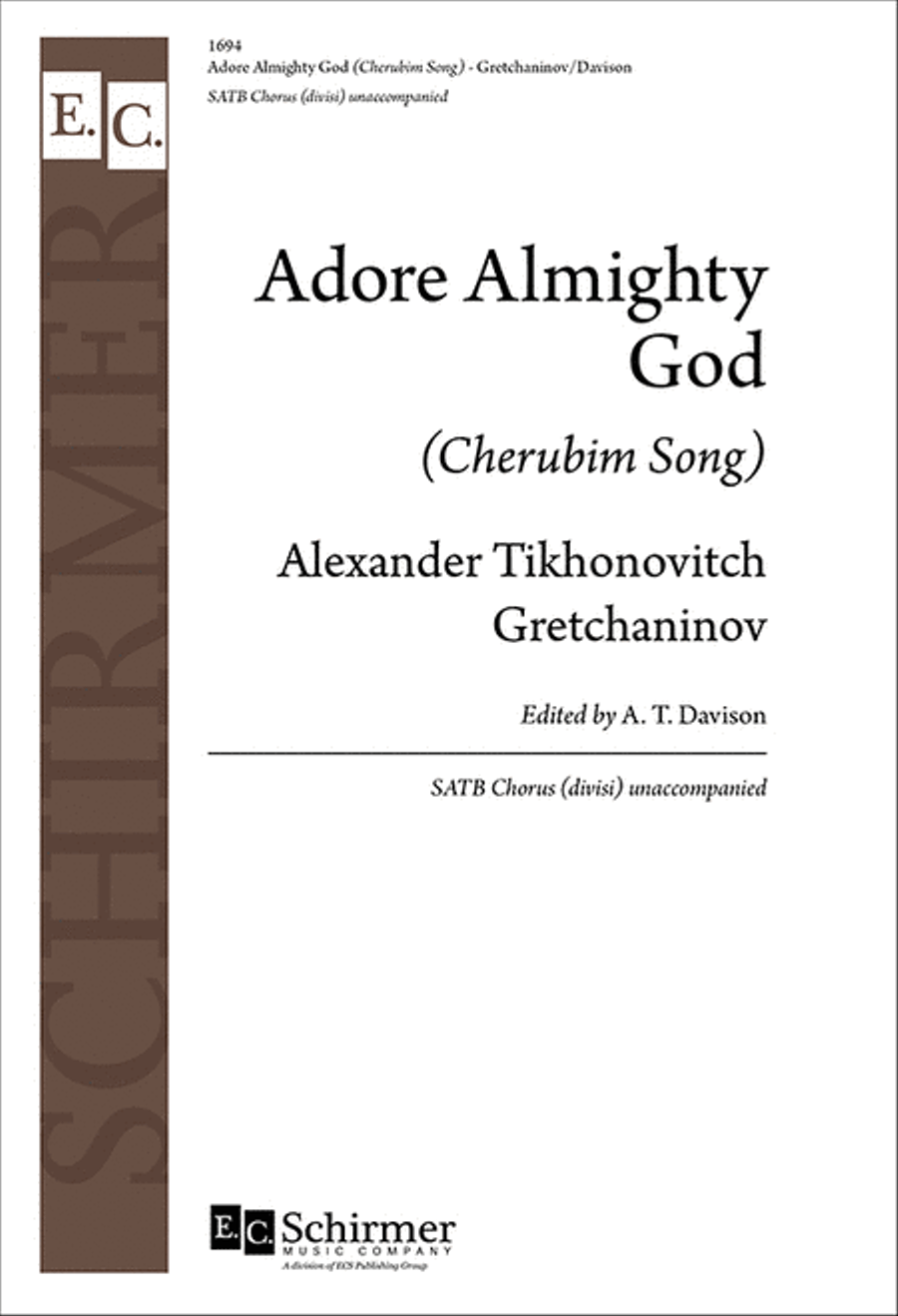 Adore Almighty God (Cherubim Song) Divisi scores gallery preview page 1