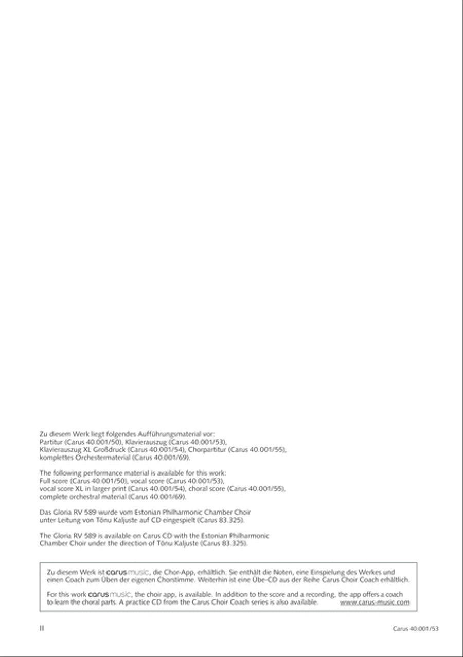 Vivaldi: Gloria in D. Revised edition SSA scores gallery preview page 3