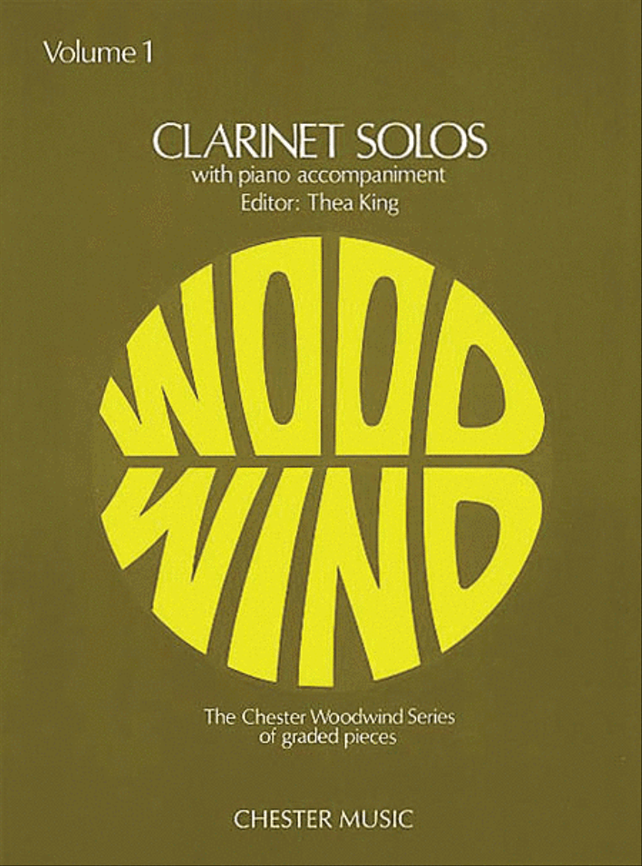 Clarinet Solos - Volume 1 Clarinet Solo scores gallery preview page 1