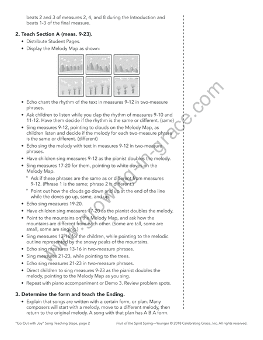 Fruit of the Spirit: Younger Children - Spring Unison Choir scores gallery preview page 15