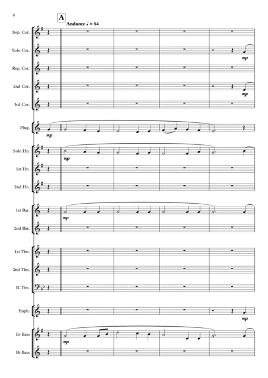 It is Well with My Soul Brass Band scores gallery preview page 4