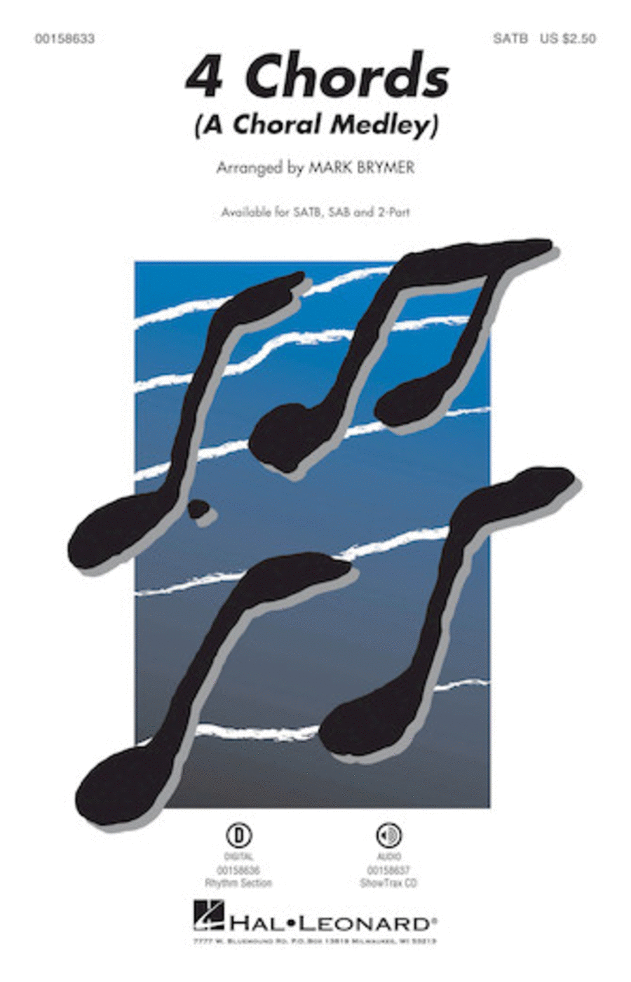 4 Chords (A Choral Medley) 3-Part scores gallery preview page 1