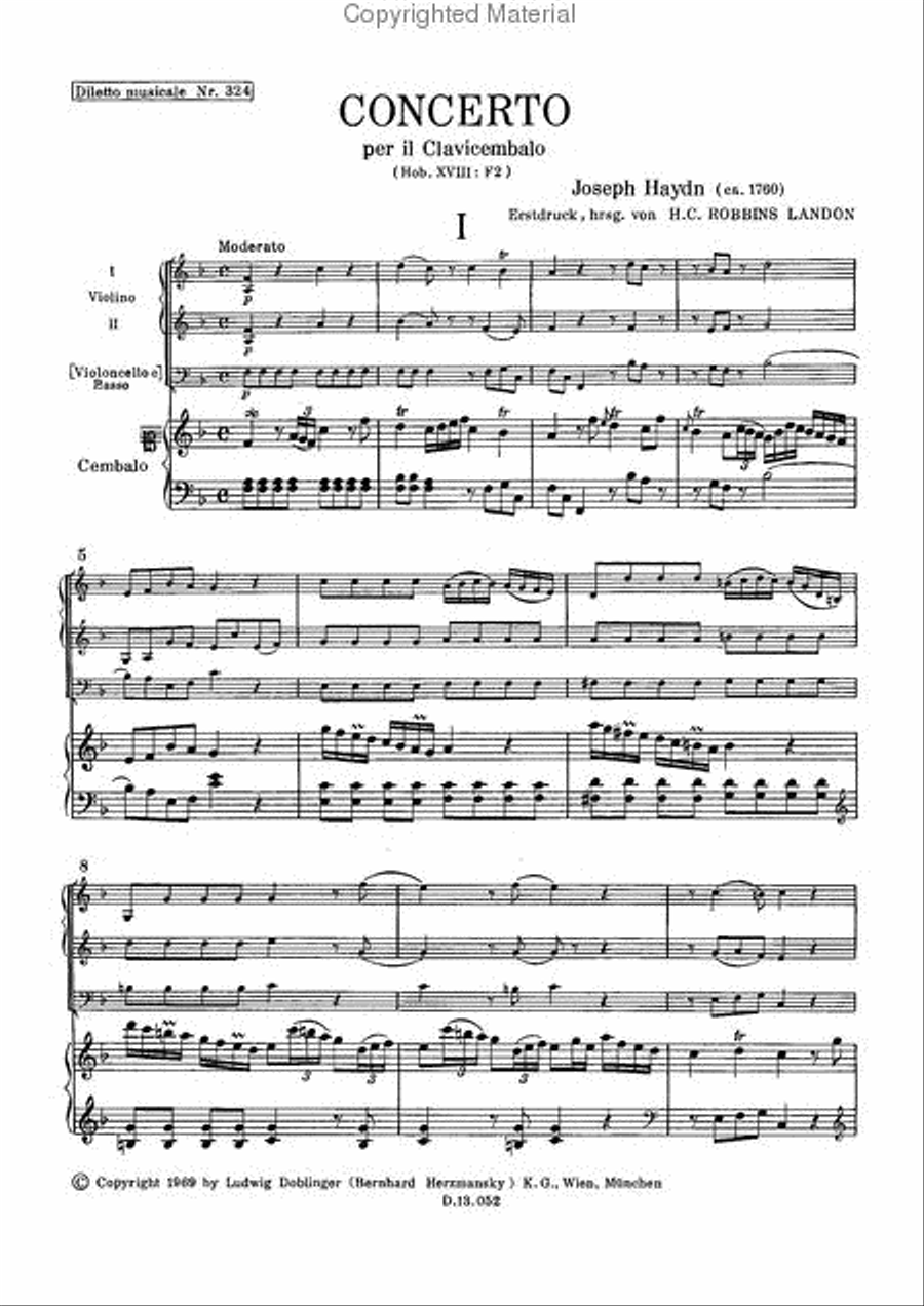 Concerto F-Dur Concerto F-Dur Easy Piano scores gallery preview page 2